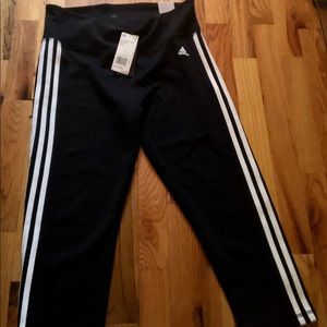 Adidas Capri pants new with tags high rise.